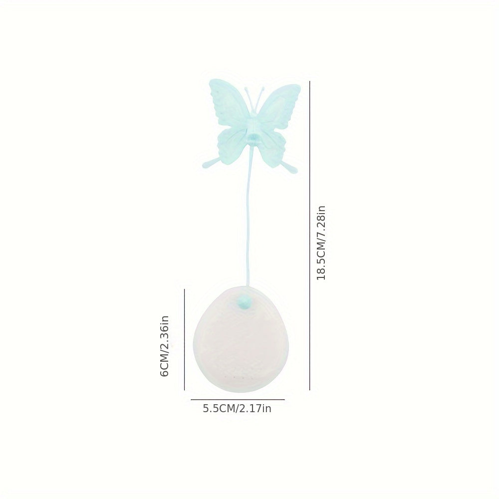 Transparent Butterfly-Shaped Silicone Tea Infuser Reusable Loose Leaf Strainer