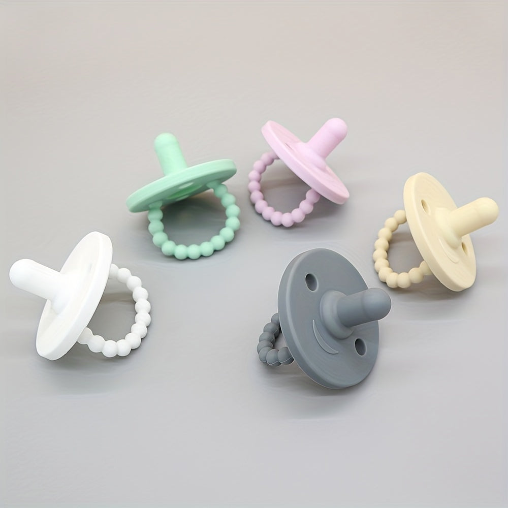 Baby Pacifiers Set of 2 Food-Grade Silicone BPA-Free for Newborns and Toddlers