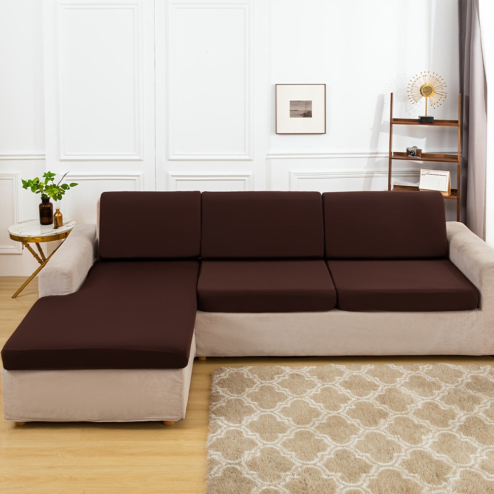 Klassik cho'ziladigan divan qoplamasi, armchair'dan bo'lak divanlargacha mos keladigan elastik lenta slipcover, mashinada yuviladigan polyester va spandeks aralashmasi, bitta o'rindiqdan to'rt o'rindiqli divanlargacha mos keladi.