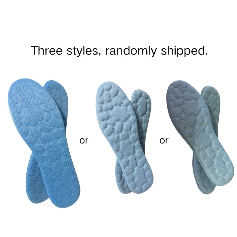 Memory Foam Insoles with Arch Support and Shock Absorption for High Heels and Sneakers