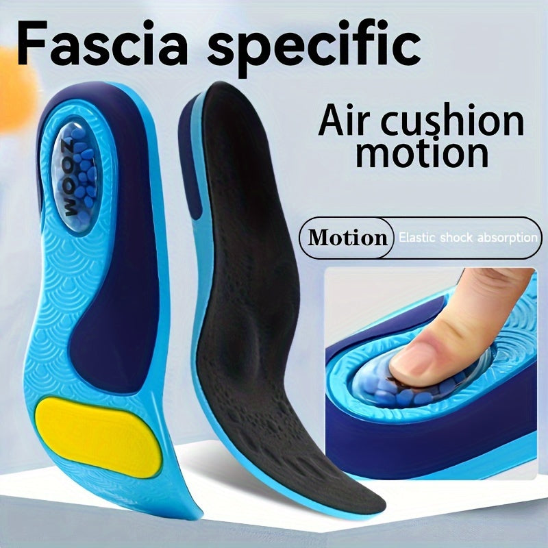 Shock-Absorbing Arch Support Insoles for Running and Work Boots