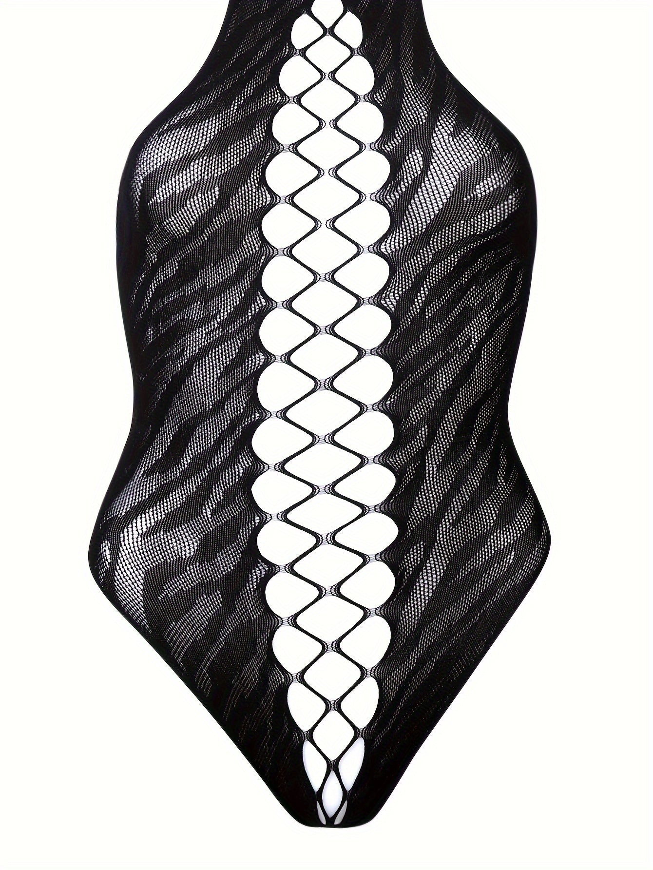 Women’s Hollow Jacquard Body Shaper Set with Hanging Neck and Gloves