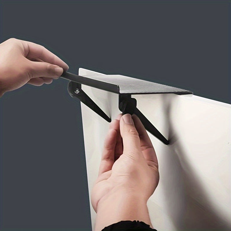 Carbon Fiber TV Stand Shelf for Router and Cable Box, Space-Saving Organizer