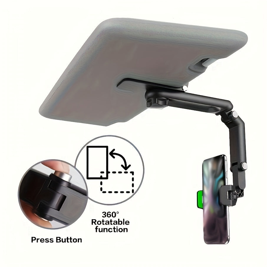Universal buriladigan avtomobil paneli o'rnatgich ABS telefon tutgichi 360 daraja burilish