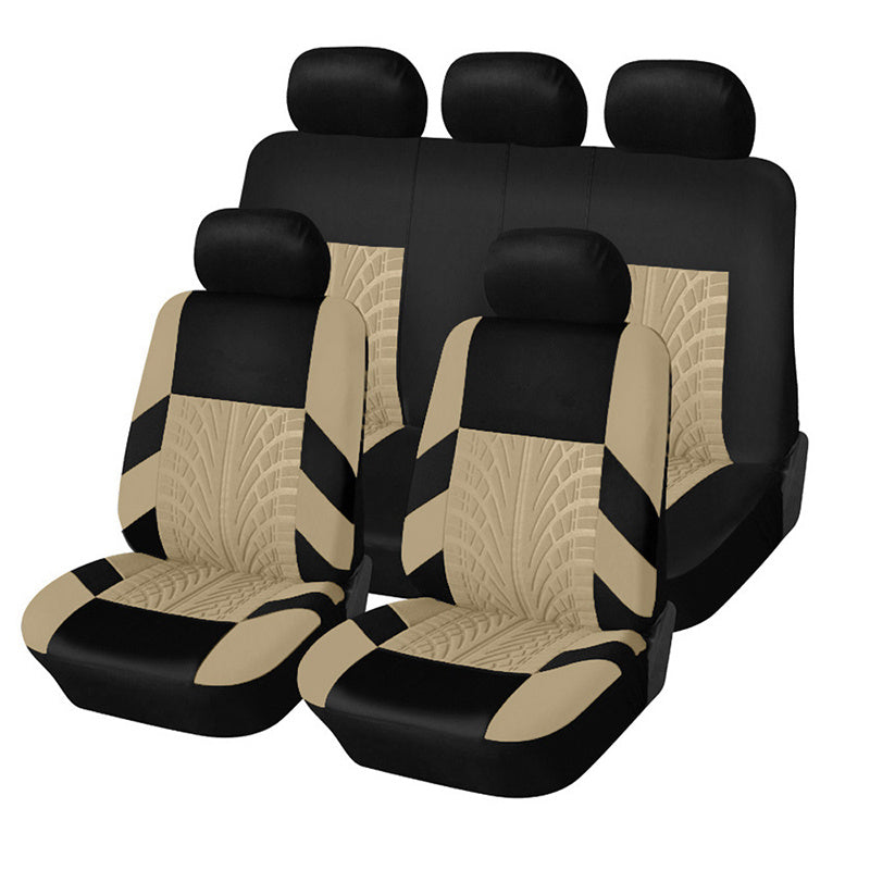 5 Seats Car Seat Covers Breathable Polyester Universal Fit for Cars Trucks SUVs