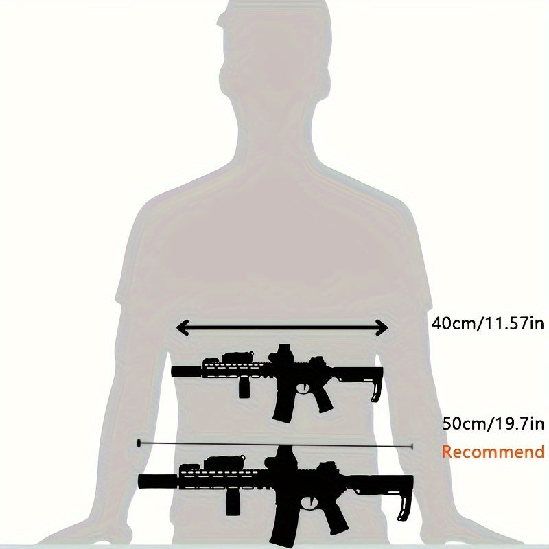 Gun Wall Light for Gaming Room Decor, Home Plaque, Boyfriend Gift