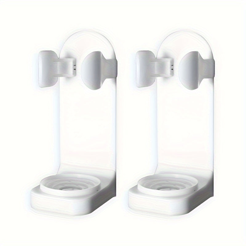 Wall-Mounted Electric Toothbrush Holder No Drill Space-Saving Bathroom Accessory