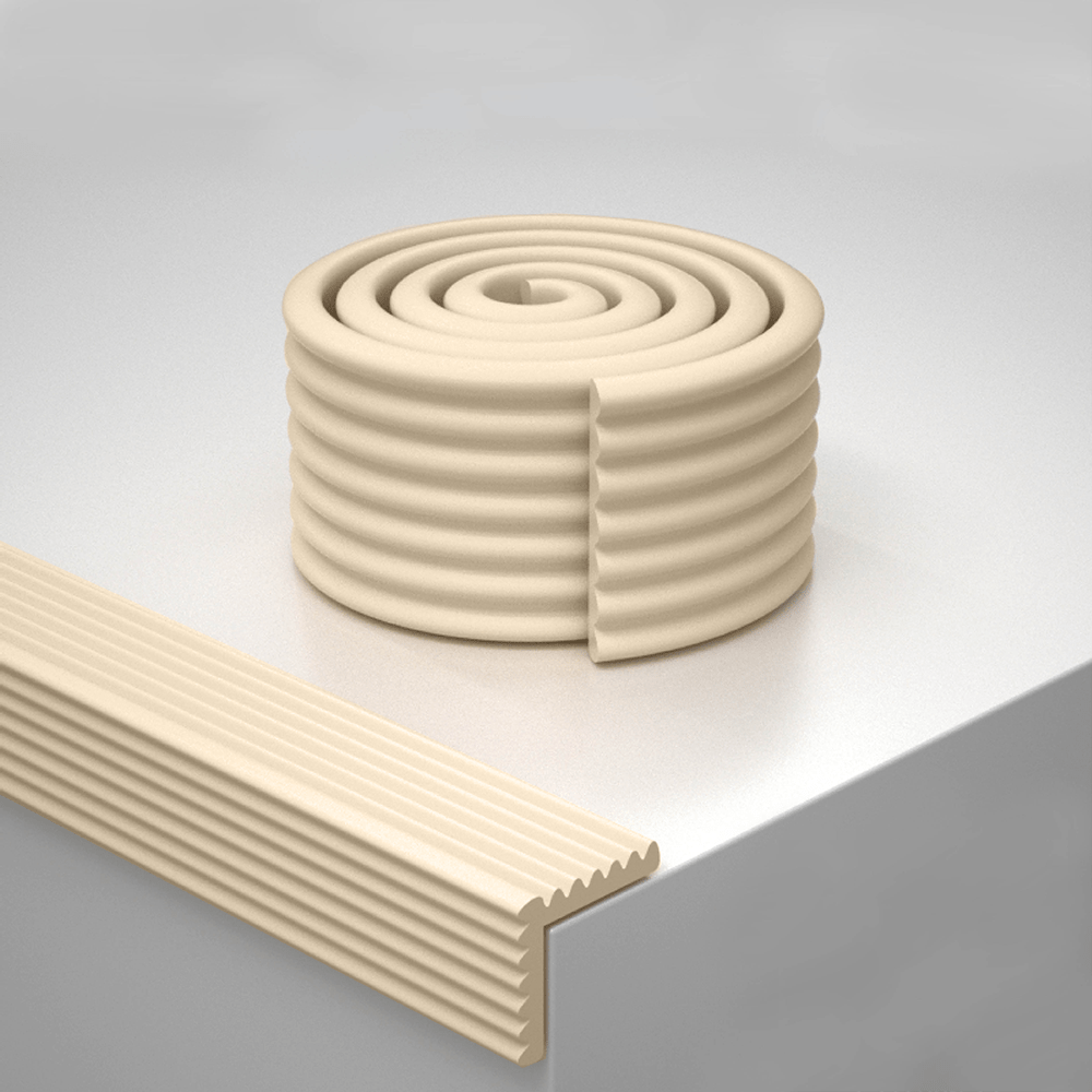 Child Safety Corner Bumpers Edge Protectors Nitrile Foam Gray Pink Ivory White