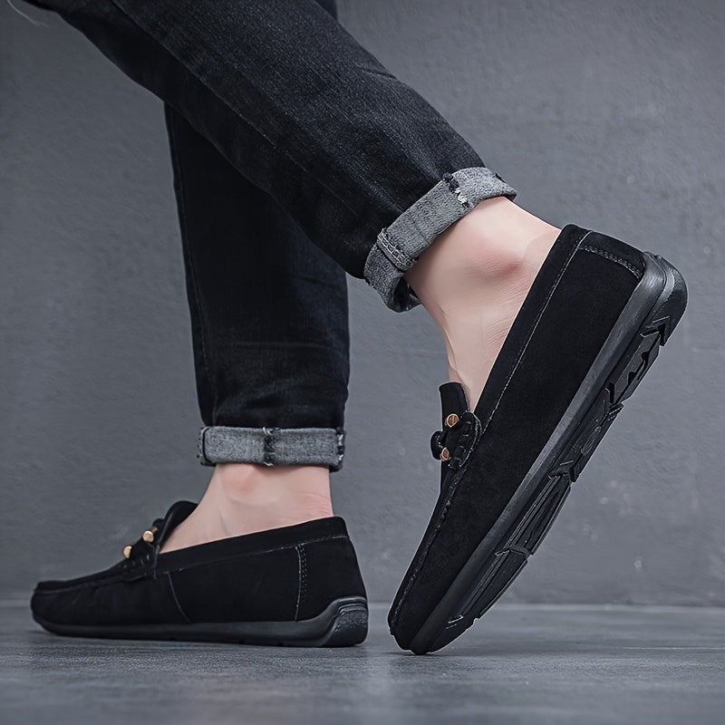 Zapatos de vestir casuales para hombre con borlas, ligeros y sin cordones, ideales para la oficina en primavera, verano y otoño