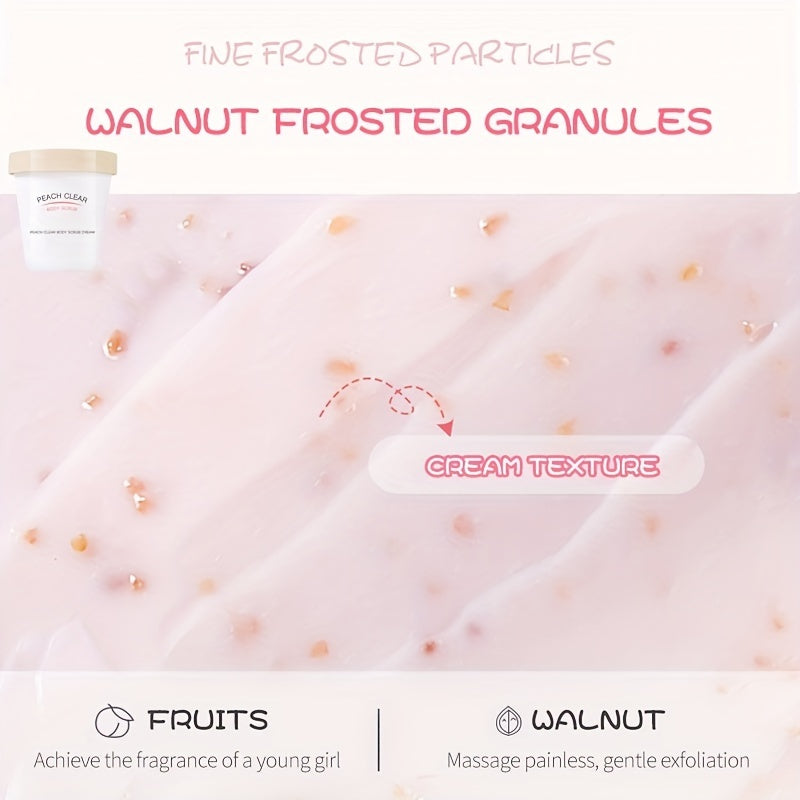 Exfoliante corporal de durazno 200g Pasta exfoliante para todo tipo de piel