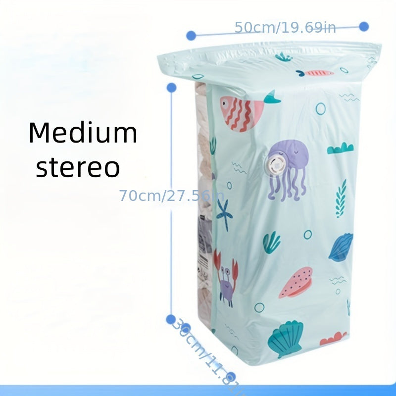 Plastic Vacuum Compression Bag for Clothes Bedding Lightweight Home Use
