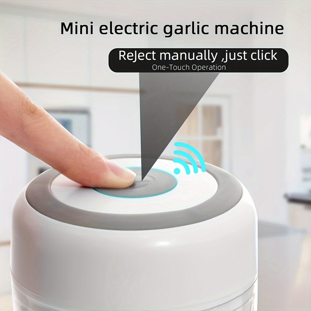 Electric Mini Garlic Chopper 250ml USB Rechargeable Food Processor