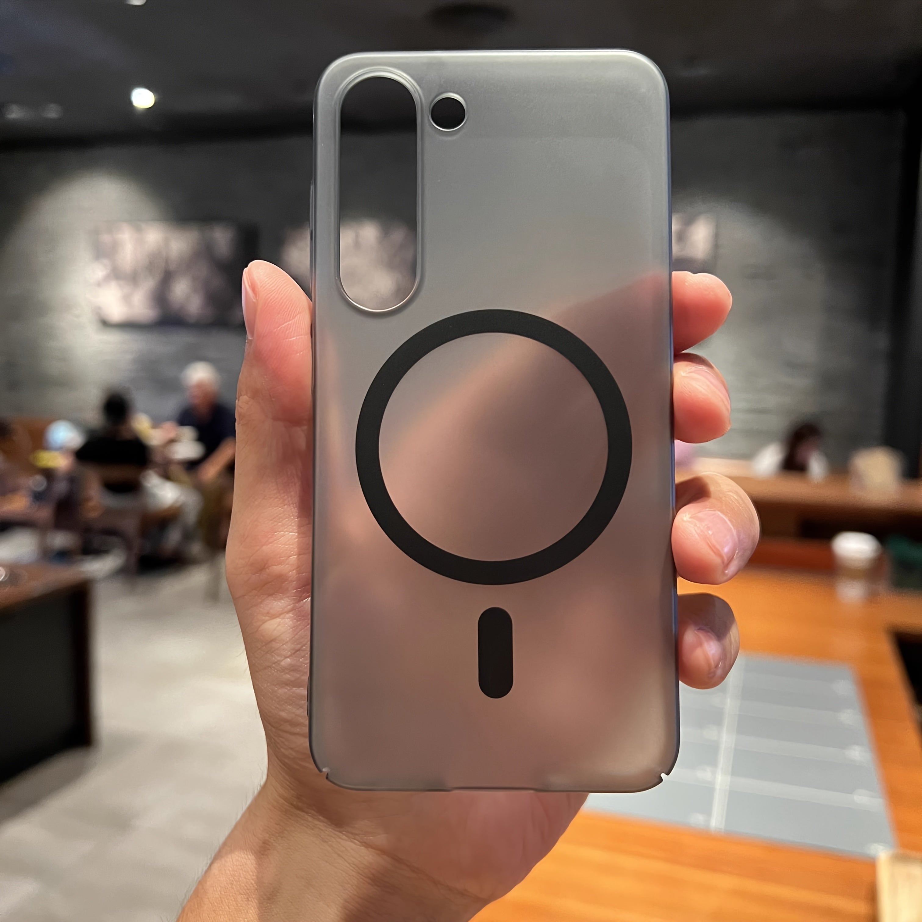 Матовий чохол для ПК для телефону Samsung S25 Ultra S24 Plus S24 Ultra з підтримкою бездротової зарядки