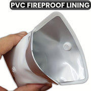 Unisex Aluminum Pocket Ashtray Smell-Proof Black Travel Disposal Pouch