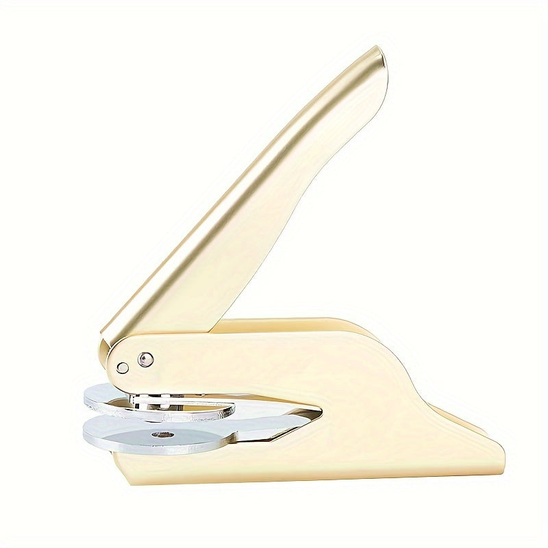 Heavy Duty Steel Embossing Stamp for Logos and Book Embossing