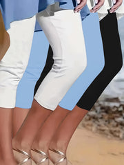 Plus Size Women's Yoga Pants Set High-Waisted Stretchy Compression Leggings