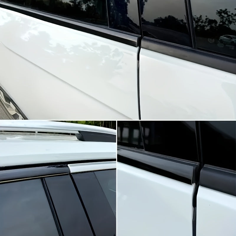 Protector de parachoques, puertas y ventanas de cromo plateado para coche, de 3m/118in