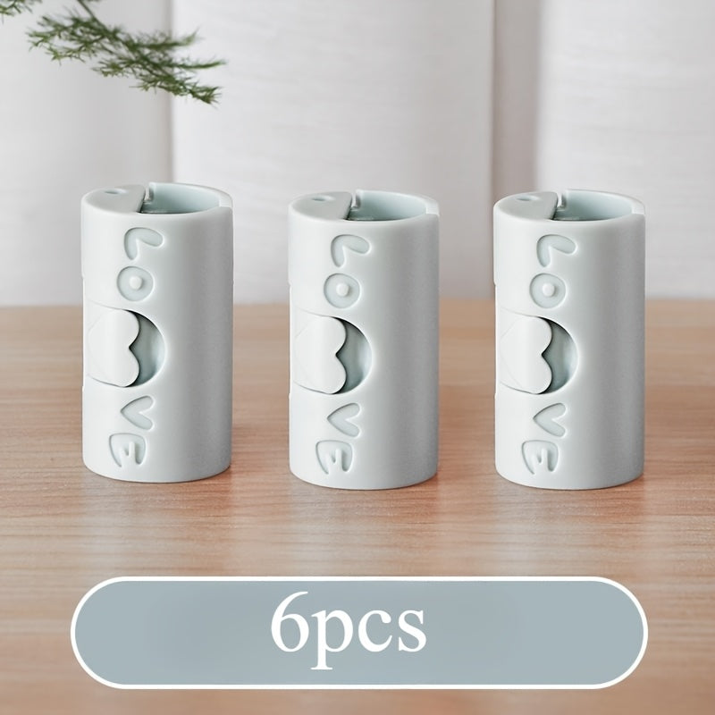 Slipping va harakatlanishni oldini olish uchun 6 ta to'sar uchun kliplar to'plami