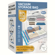 Vacuum Storage Bag for Clothes and Quilts Rectangular Compression Bag Space Saving with Zipper