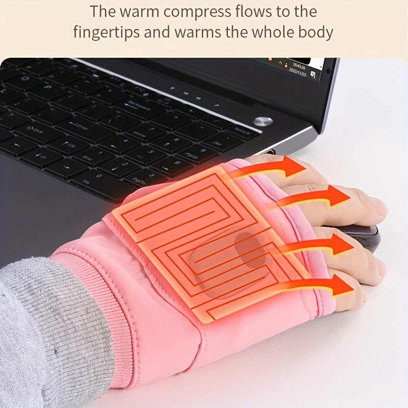 1 juft USB orqali zaryadlanadigan isitiladigan qo'lqop, 3 darajali harorat nazorati, 1800mAh batareya, ≤36V volt, ochiq havoda, ofisda va o'qish uchun.