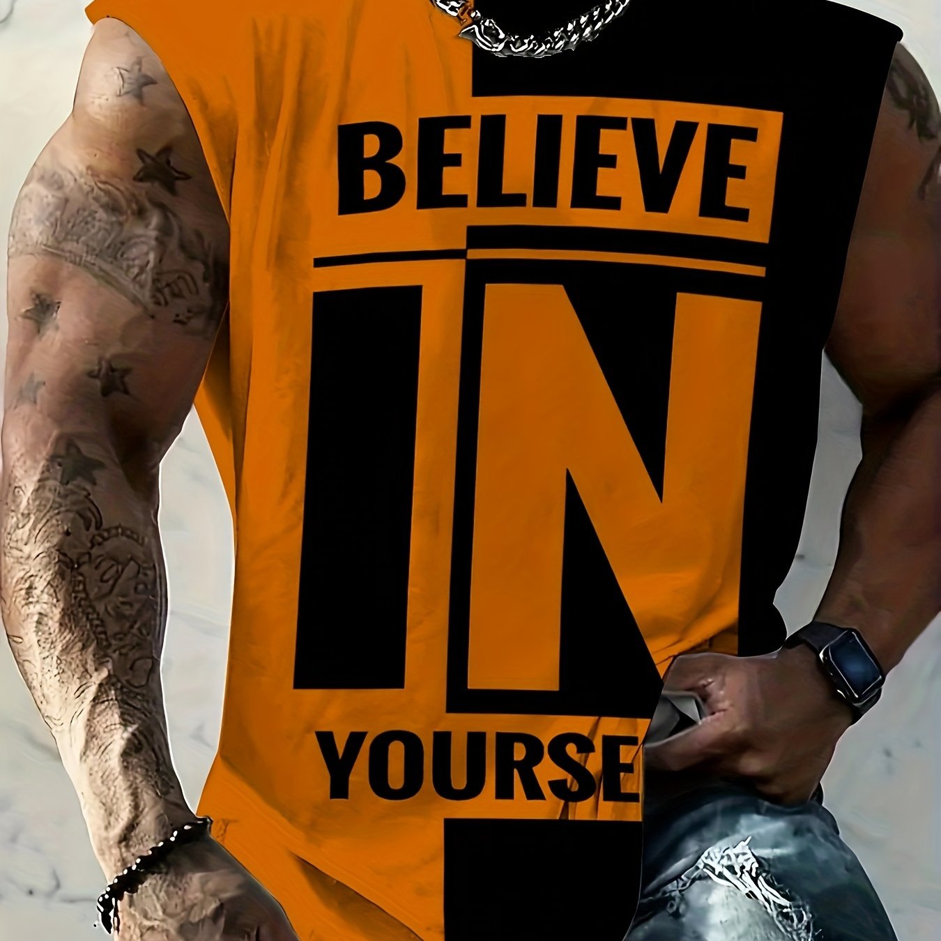 Men's Sleeveless Vest Summer Fitness Basketball Breathable Polyester Spandex Plus Size