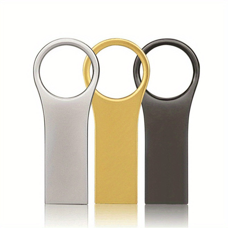 Metal USB Flash Drive 4GB to 110GB High-Speed Metal Casing Compatible with Computers Smart TVs Car Audio
