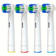 4 Pack Soft Dupont Bristle Toothbrush Replacement Heads for Electric Toothbrushes
