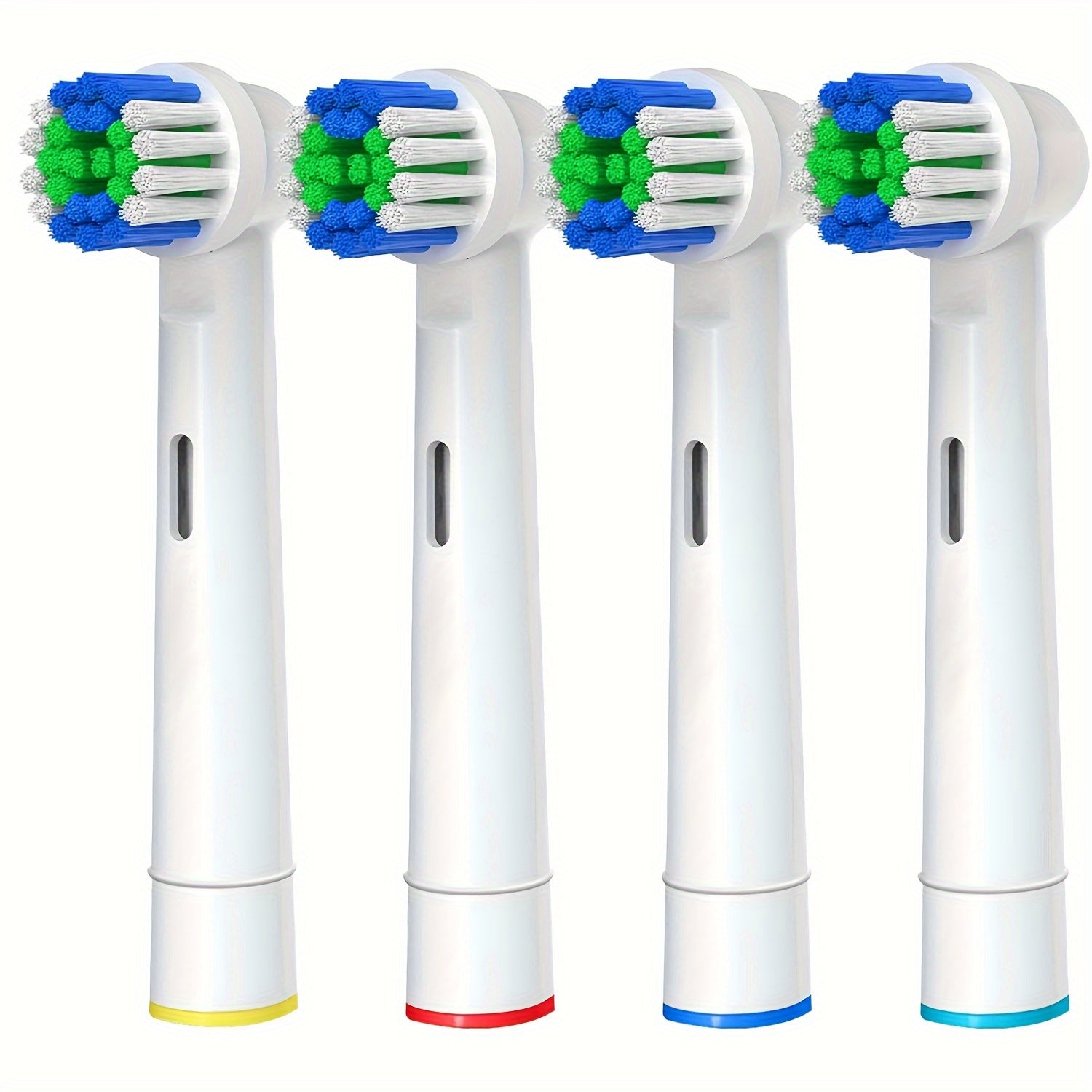 4 Pack Soft Dupont Bristle Toothbrush Replacement Heads for Electric Toothbrushes