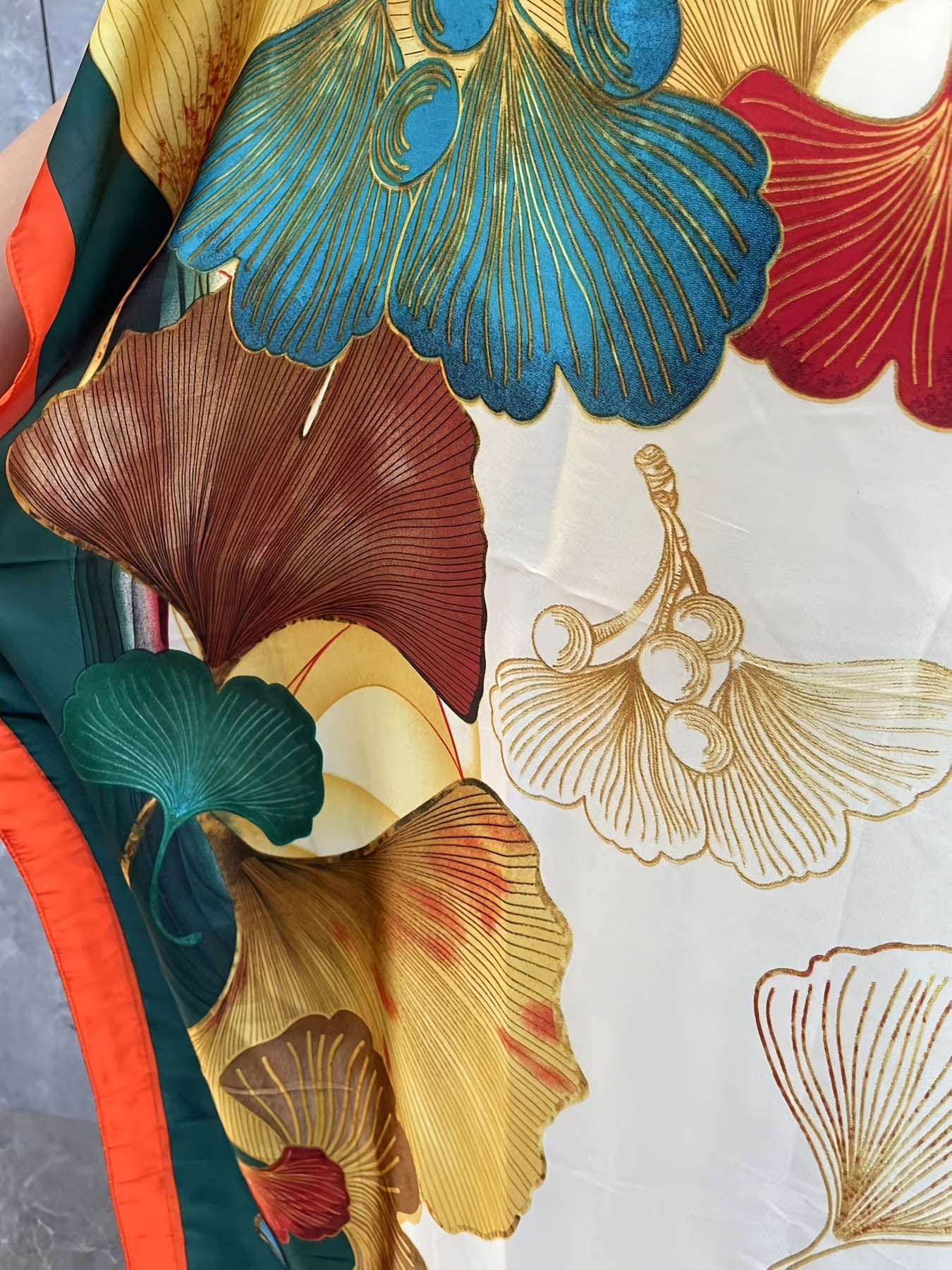 Платье макси для женщин больших размеров с цветочным принтом и шарфом, легкое, свободного кроя, летнее повседневное платье maxi