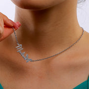 Qushchali nomli taqinchoq, zanglamaydigan po'latdan, mat, shaxsiy zargarlik buyumlari, tug'ilgan kunlar va maxsus tadbirlar uchun