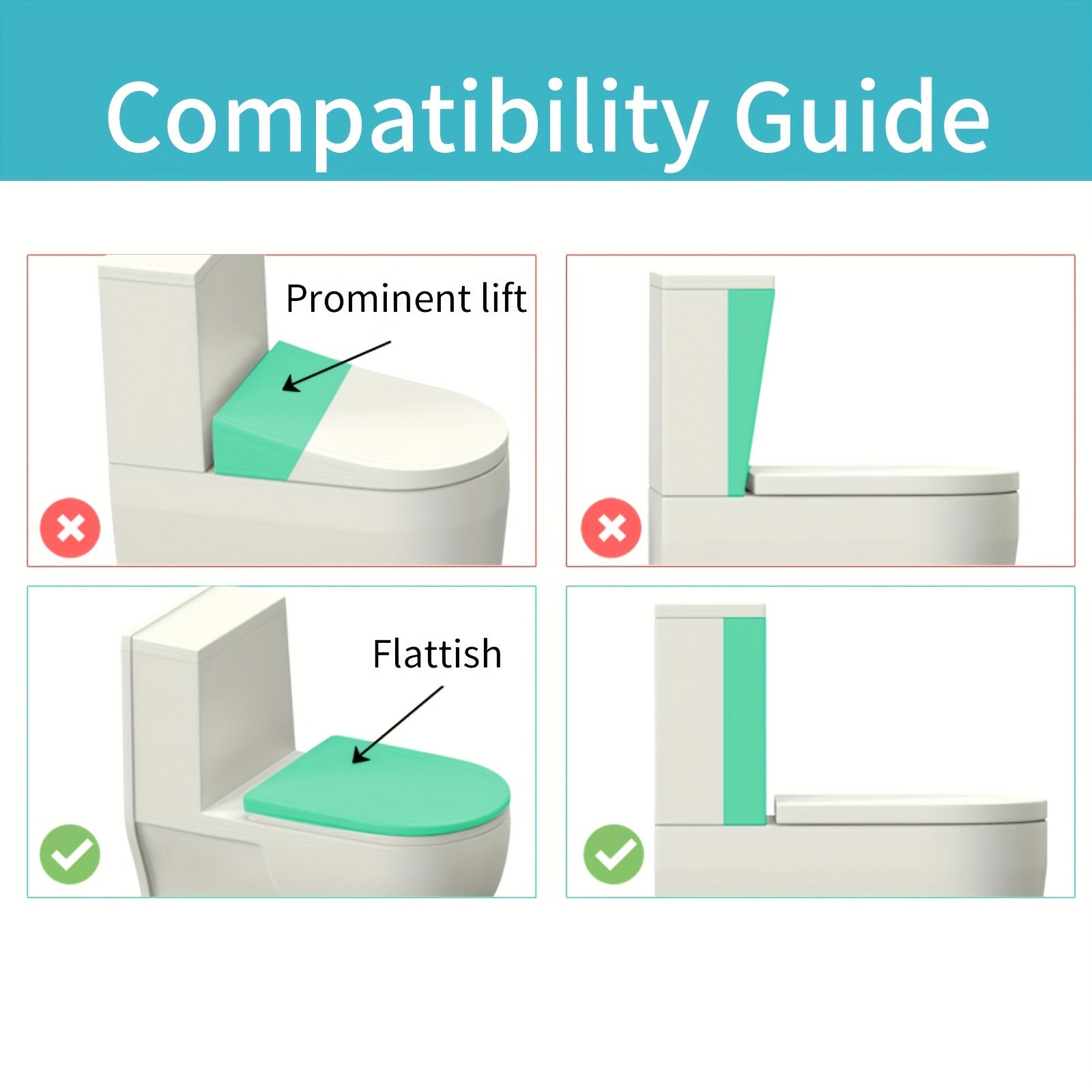 Baby Toddler Toilet Seat Lock Childproof Safety Lock Adhesive No Drilling