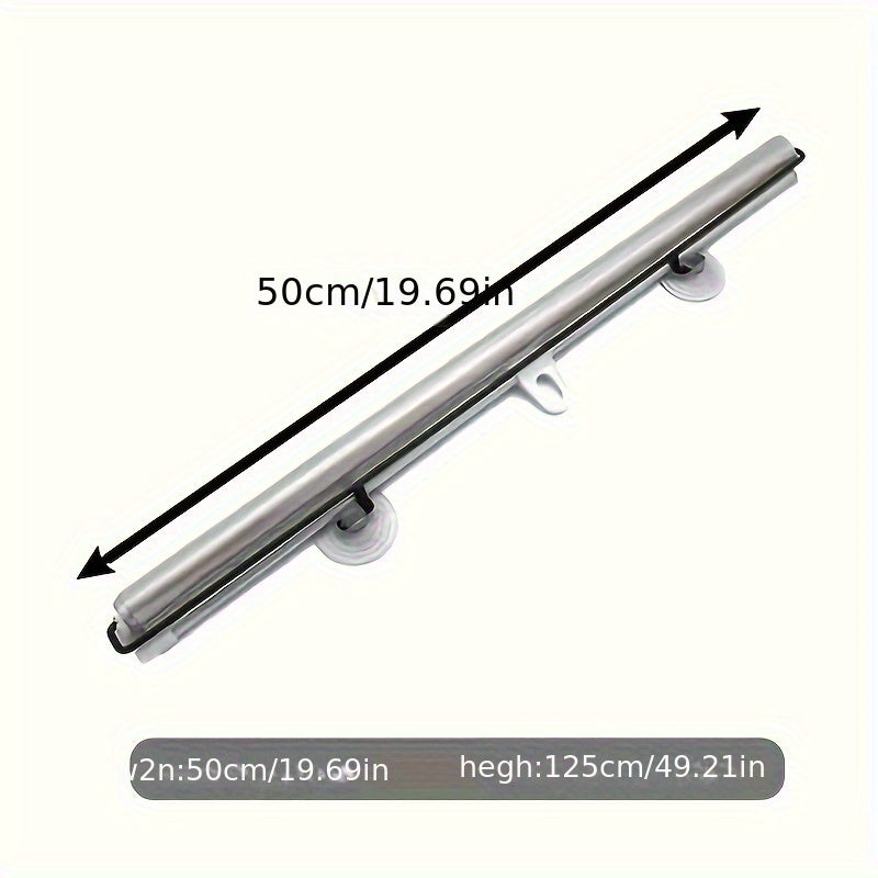 Universal Qora Rolli Qoplamali Sunshade uchun Avtomobil, Yotoqxona, Oshxona, Ofis uchun Suvga chidamli yopishtiruvchi tutqich