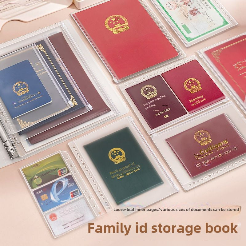 Multifunctional Document Storage Bag for A4 B5 Files Durable PP Material Office Home