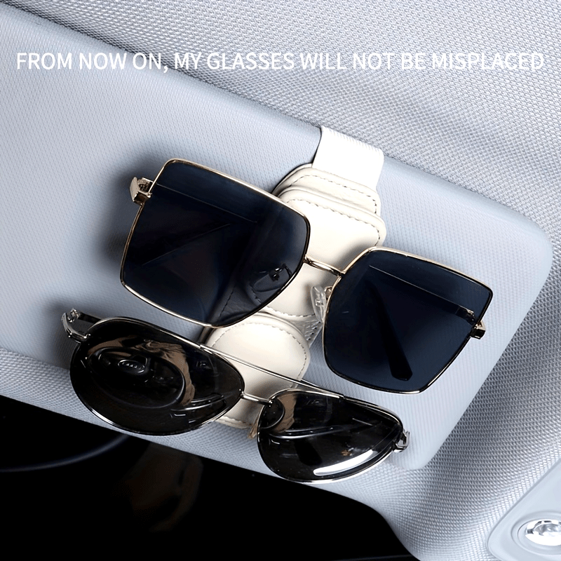 Avtomobil shovog'iga magnitli ko'zoynak tutgichi, ikki tomonlama klipli tashkilotchi, chiptalar uchun bo'shliq bilan