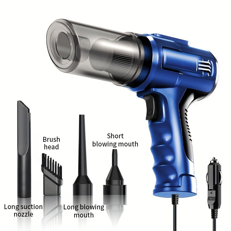 Handheld Car Vacuum Cleaner 12V Wired Mini Dust Cleaner with Powerful Suction