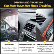 Car Dashboard Cover Sun Shade Instrument Panel Carpet for Sedan Car Accessories