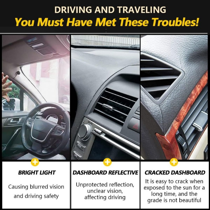 Car Dashboard Cover Sun Shade Instrument Panel Carpet for Sedan Car Accessories