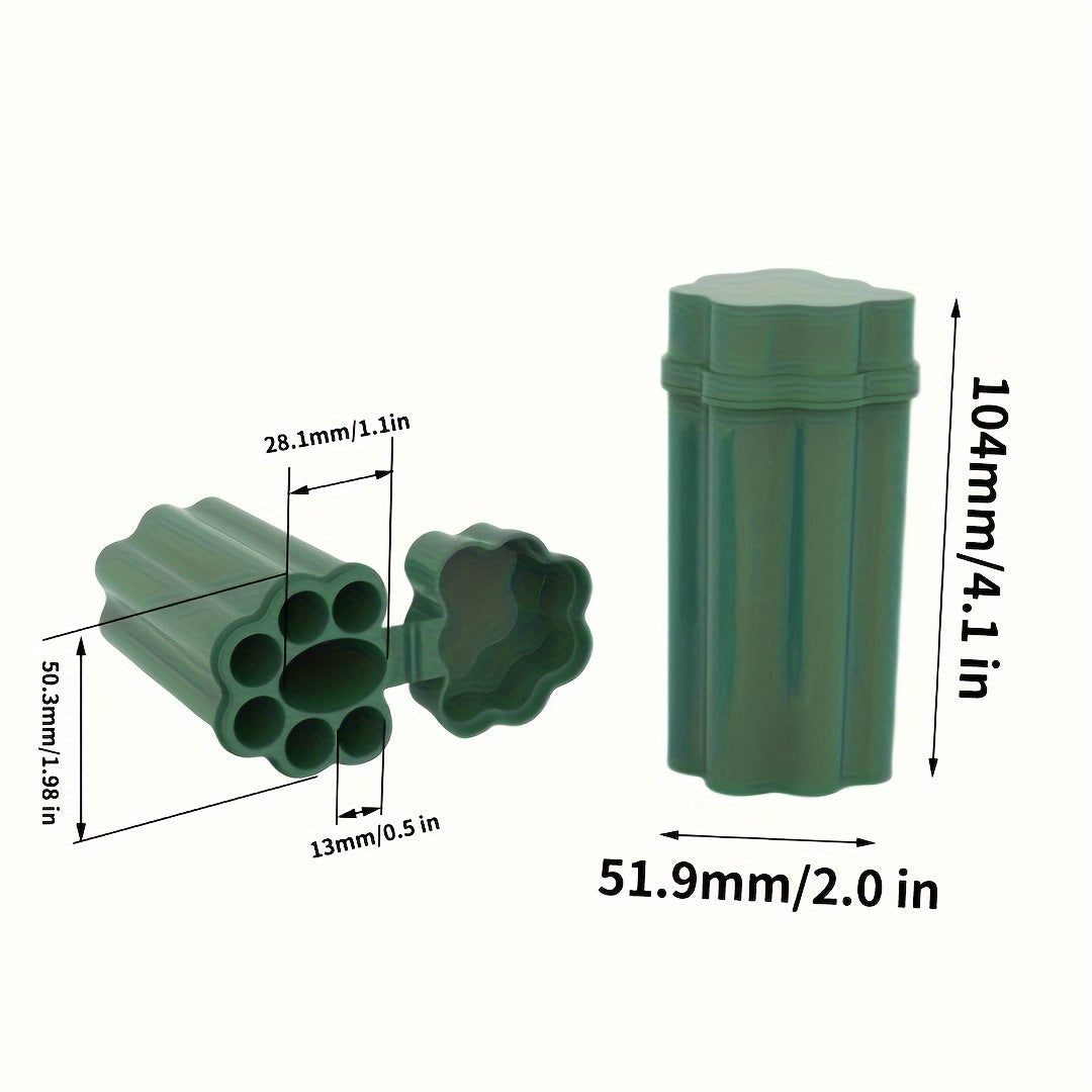 Pink Flip-Top Storage Box with Lighter Holder for Travel and Household