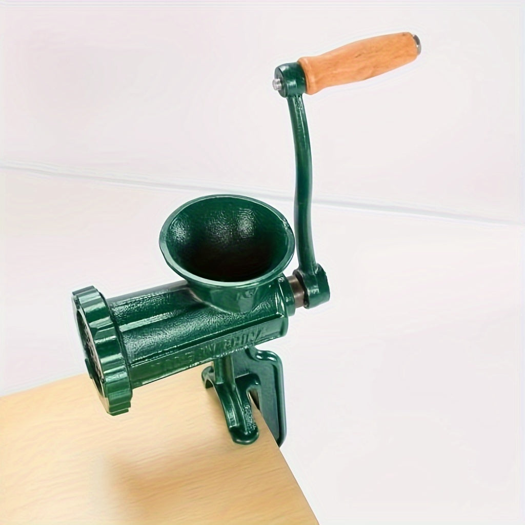 Vintage Cast Iron Meat Grinder and Sausage Stuffer 10L Hand Crank Kitchen Tool