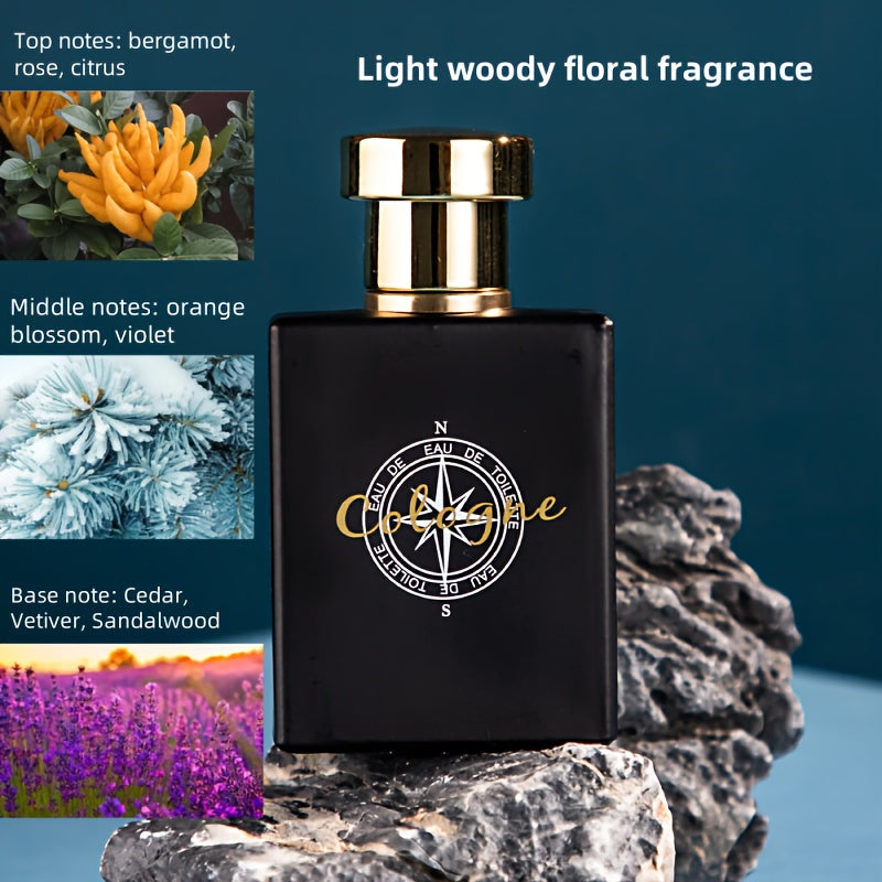 50ml Unisex Woody Floral Perfume for Parties and Dates Long-Lasting Scent