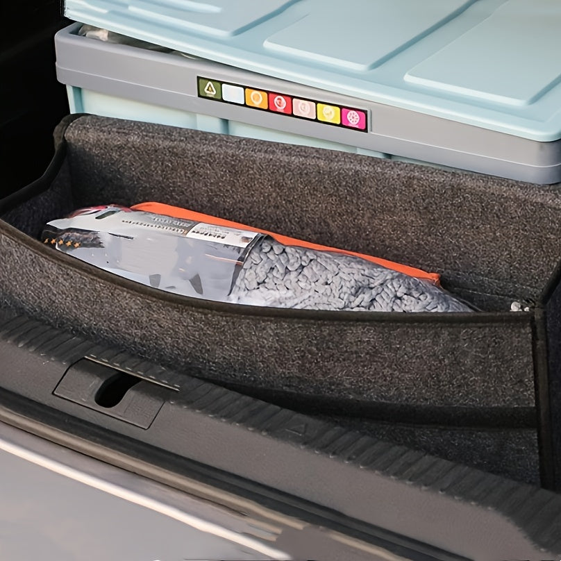 Складной органайзер для багажника автомобиля с ручкой, мягкий материал, надежное закрытие, хранение