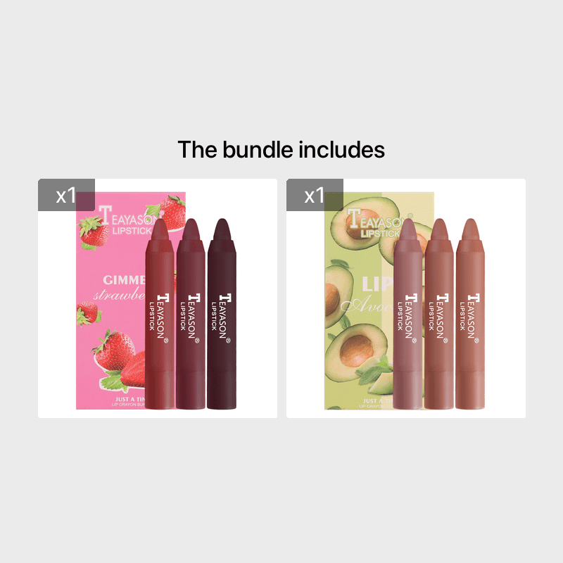 Set de 3 barras de labios mate para mujer, Velvet Air Cream, tonos nude de larga duración