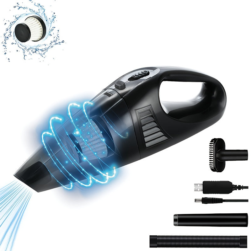 Portable Car Cleaner Mini Handheld Vacuum Wet Dry Strong Suction