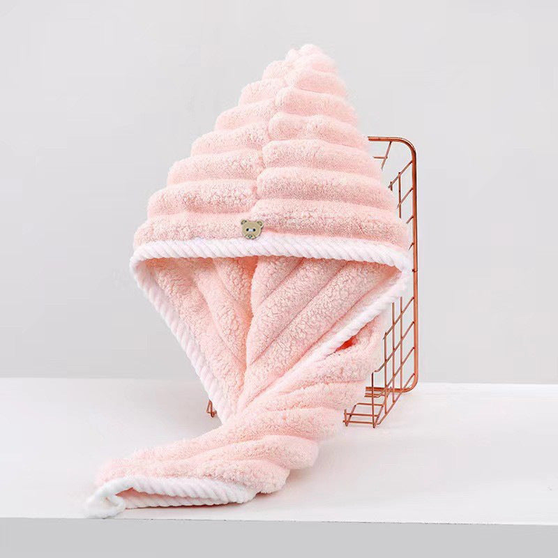 Soft Polyester Hair Towel Pack for Quick Drying and Gentle Use