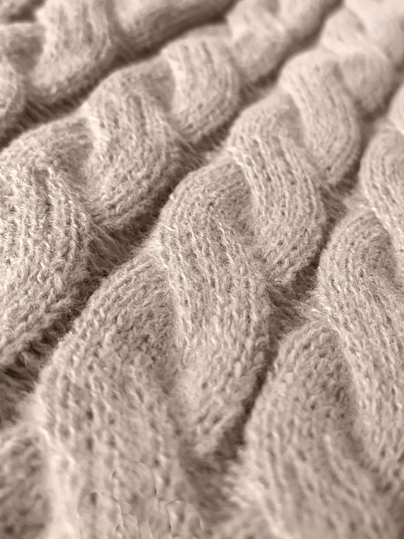 Women's Plus Size Cable Knit Cardigan Long Sleeve Open Front Pocketed Sweater