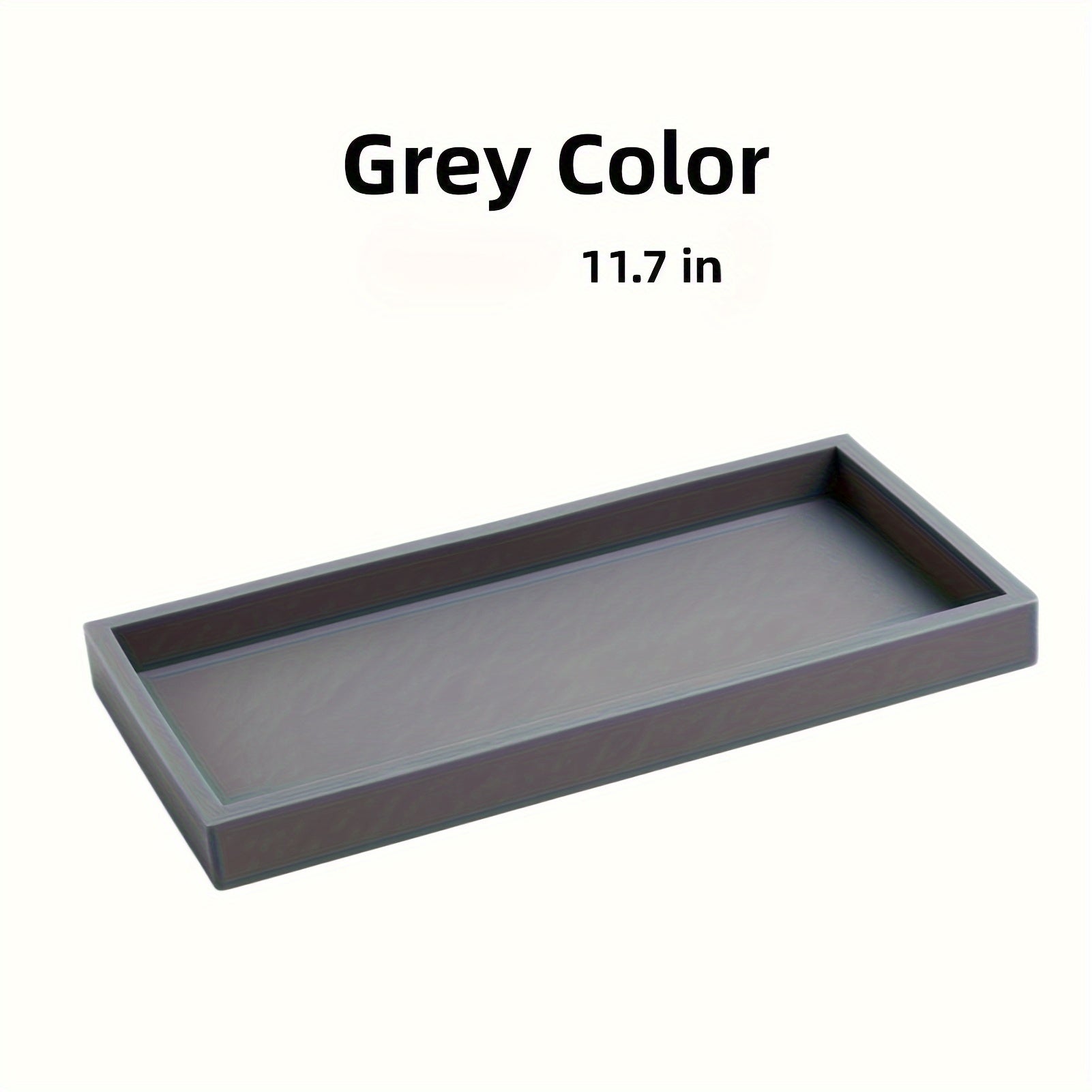 Набор из 2 ударопрочных силиконовых подносов для кухни и ванной