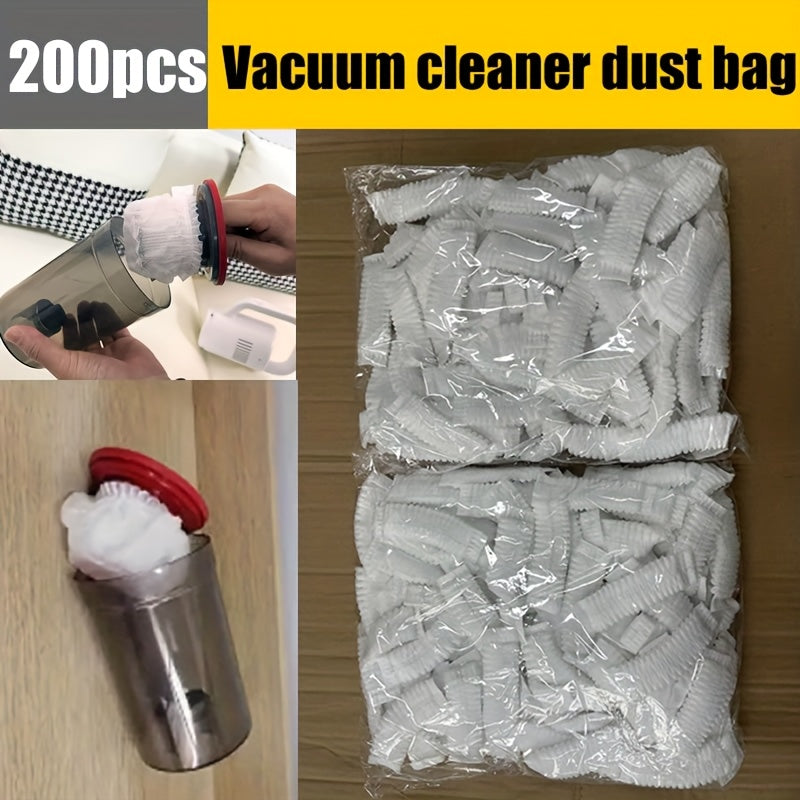 50/100/200 dona Bir martalik Changyutgich Filtrlari - To'qilmagan Polyester Chang Sumkasi O'rnini Bosuvchi Filtrlar, Qayta ishlatiladigan va Yuqori sifatli, chang, allergenlarni ushlab qoladi va uy va ofis uchun zarrachalarni kamaytiradi