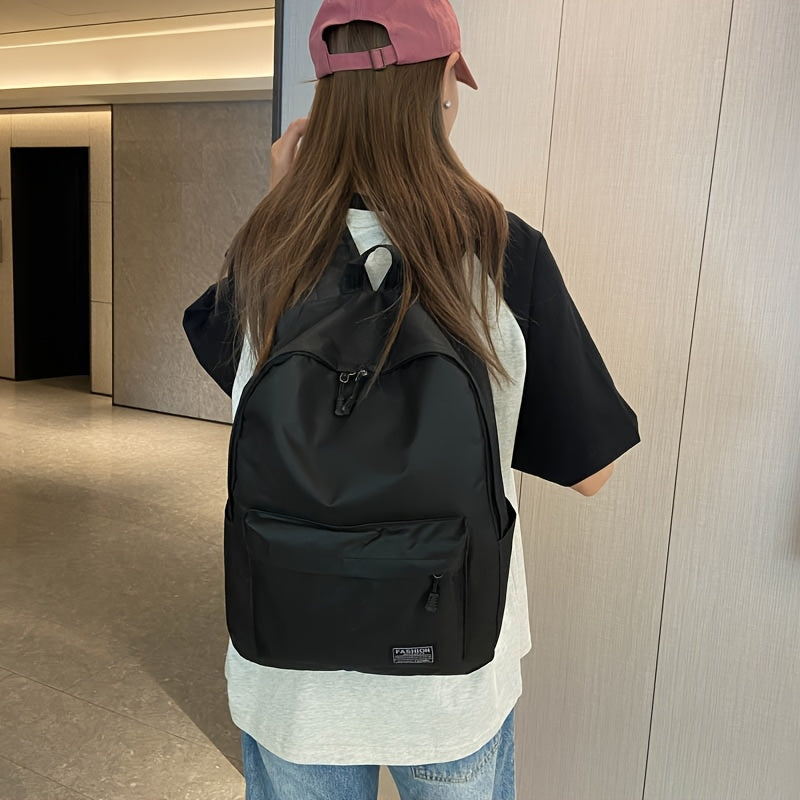 Men's Polyester Laptop Backpack Large Capacity for School Travel Hiking