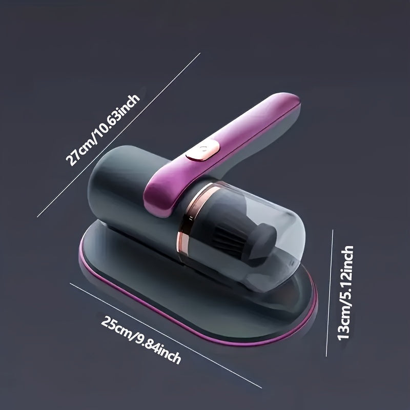 4000mAh zaryadlanadigan batareyali qo'l vakuum tozalagich, 7KPa so'rish quvvati, jim ishlash (65dB), yotoqlar va uy bezaklari uchun mos, litiy batareya, ≤36V ishlash voltaji.