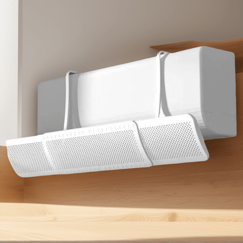 Adjustable Plastic Air Conditioner Vent Deflector for Directional Cooling Home Office Shop
